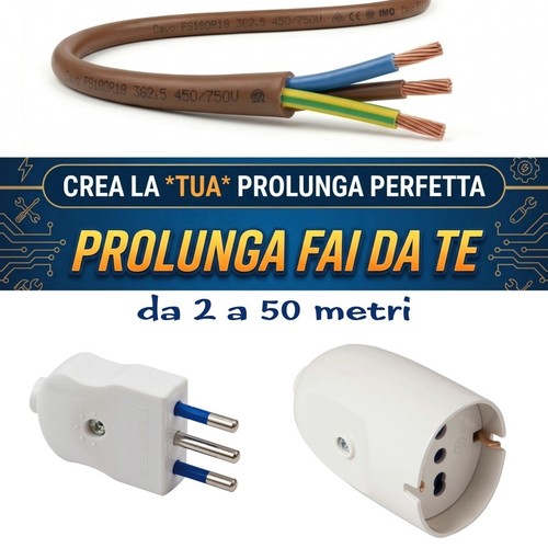 Prolunga elettrica a 50 - prolunga, 2